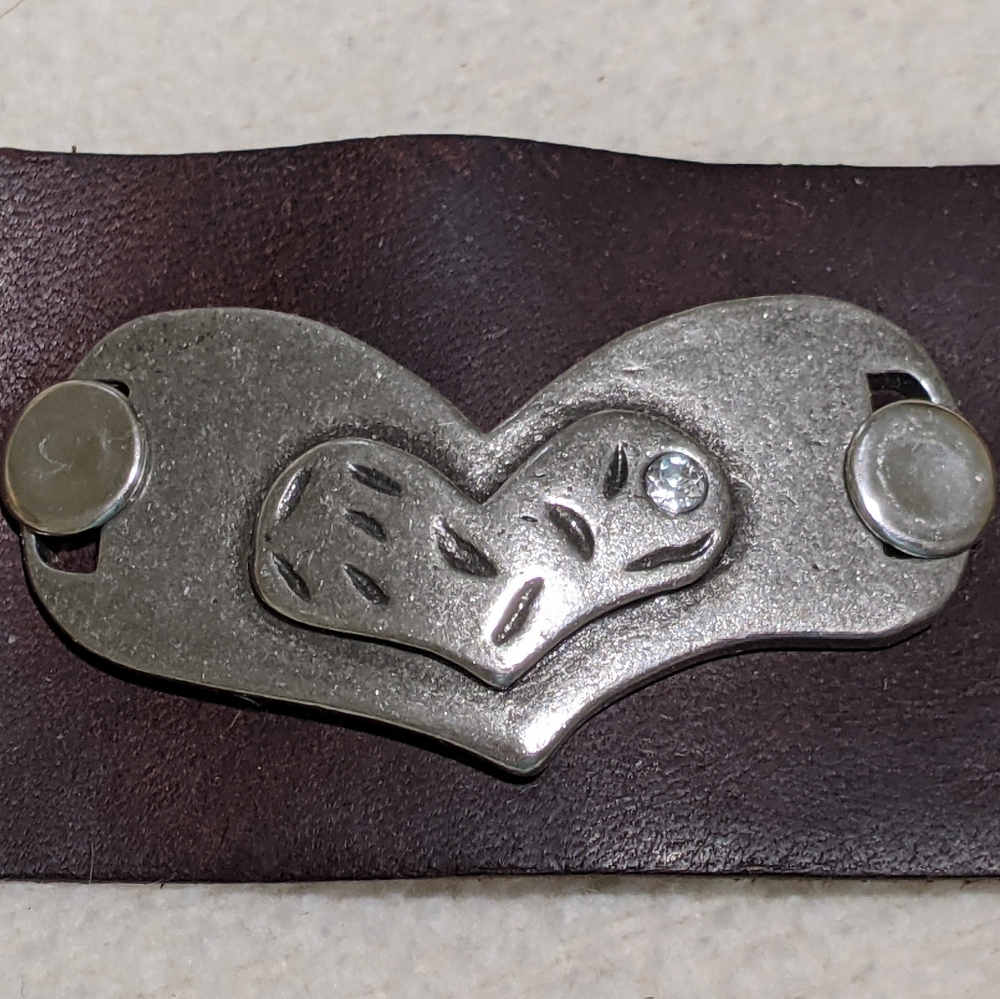 Handmade leather bracelet